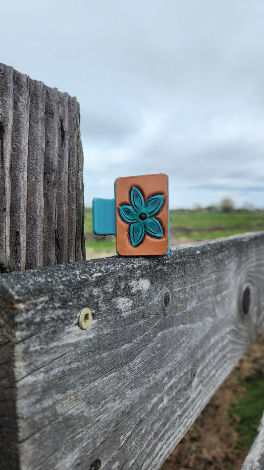 Small Blue Flower Hair Clip