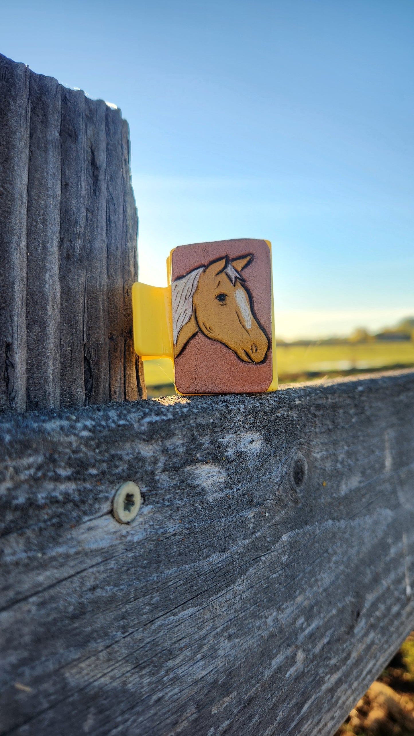 Small Palomino Hair Clip